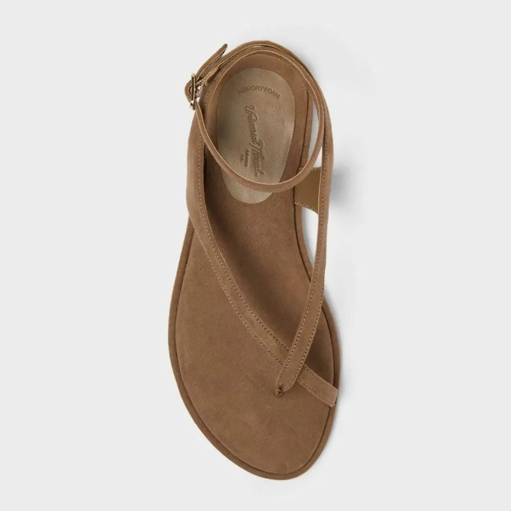 Women's Maddox Sandals - Universal Thread Dark Taupe 11